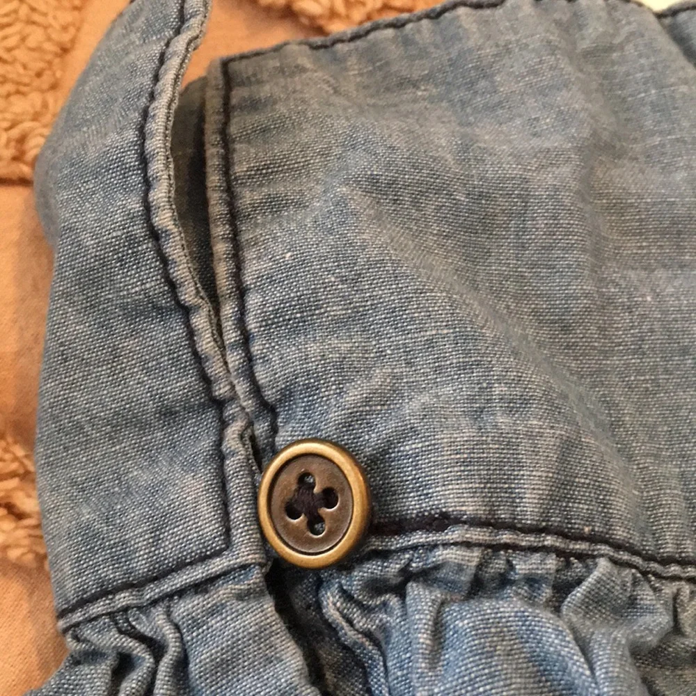 Free people‎ cropped denim shirt